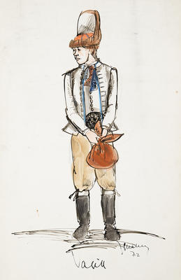 Costume design for Vasek in The Bartered Bride