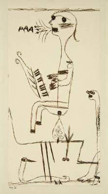 AAA-Sänger (AAA-Singer); Paul Klee; Swiss, 1879-1940; 1975.39